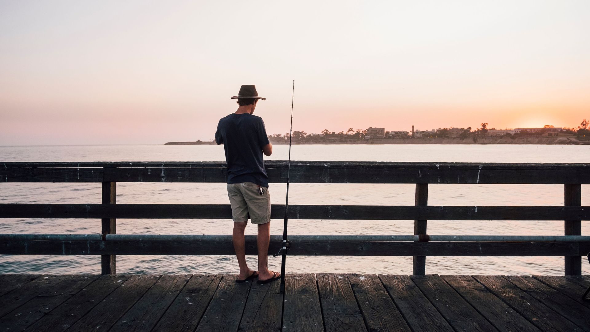 Pier at sunset